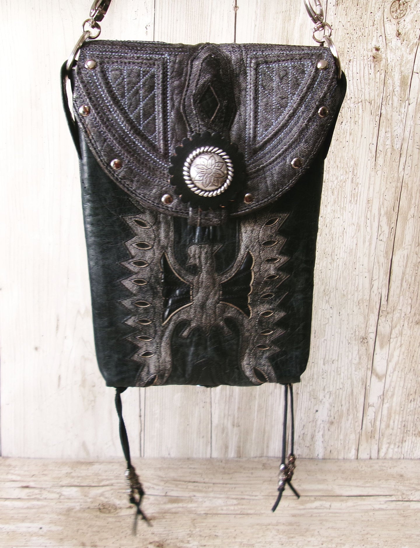 Cowboy Boot Crossbody Hipster Bag CB155
